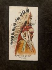 1888 N36 Allen & Ginter American Indian Chiefs - Man and Chief - Pawnee picture