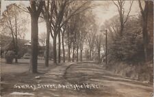 Springfield, VT: Summer St. 1918 RPPC - Windsor Co, Vermont Real Photo Postcard picture