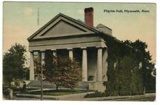 Postcard Antique RPPC Pilgrim Hall Plymouth Mass Vintage Tichnor Brothers  picture