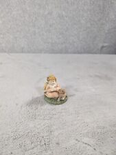 Vintage Angel Praying with Lamb Figurine Home Decor picture