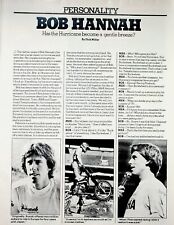 1981 Bob Hannah Interview - 7-Page Vintage Motocross Motorcycle Article picture
