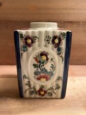 Vintage/Antique Hand Painted Delft Polychrome Vase Made In Holland picture