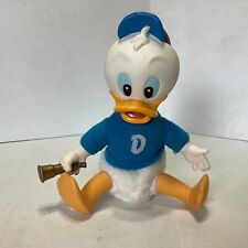 Vintage 1987 Disney Applause Duck Tales Dewey Vinyl Plastic Face Plush 7
