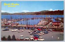 Sausalito California~Marin County Yacht Harbor~Marina~Sailboats~1970s Postcard picture
