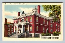 Salem MA, Custom House, Massachusetts Vintage Postcard picture