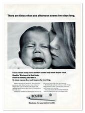 Desitin Ointment Baby's Diaper Rash Medicine Vintage 1968 Full-Page Magazine Ad picture