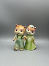 Anthropomorphic Vintage Cat Kitten Salt And pepper Shakers picture