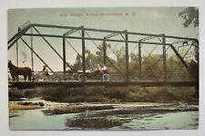 Cincinnatus NY New York Iron Bridge Lower Cincinnatus Vintage Postcard M1 picture