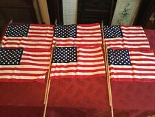 Vintage 50 Star American Flags 11x16 picture