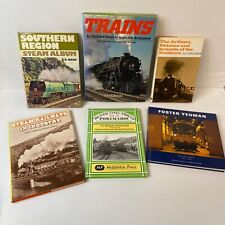 6x Steam Train & Old Railway Vintage  Hardcover Picture Book Bundle  Job-Lot Set picture