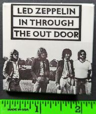 Vintage Led Zeppelin In Through the Out Door Band Rock Music Pinback Pin picture
