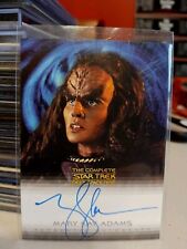 Complete Star Trek Deep Space 9 Mary Kay Adams A6 Autograph Card as Grilka 2003  picture