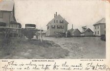 Post Office New Harbor Maine ME Horse & Buggy 1908 Postcard picture