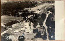 RPPC Springfield Ohio Masonic Home Aerial View Antique Real Photo Postcard c1920 picture