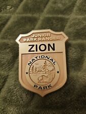 Zion National Park Junior Jr Ranger Plastic Souvenir Badge 2
