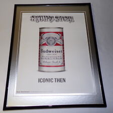 2018 Budweiser Beer / Rolling Stone Framed 11x14 ORIGINAL Advertisement picture