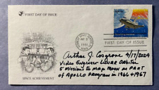 SIGNED ARTHUR COSGROVE FDC FIRST DAY COVER - NASA picture