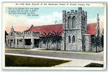 1925 Exterior View Rock Church Episcopal House Prayer Tampa Florida FL Postcard picture