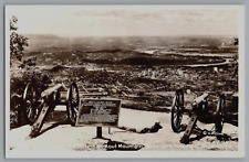 RPPC Postcard~ Confederate Battery Lookout Mountain Overlooking Chattanooga TN picture