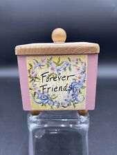Vintage Wooden Keepsake Box, Designed by Constance A. Guerra, 'Forever Friends' picture
