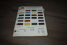 1974 AMC & Jeep paint chip sheet  picture