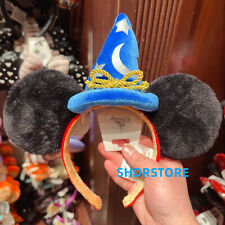 Disney with tag Mickey Fantasia hat Minnie mouse ear headband disneyland picture