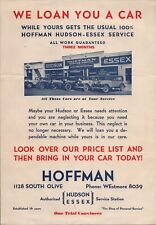 1930 HUDSON ESSEX AUTOMOBILE SERVICE STATION vintage advertising lot LOS ANGELES picture