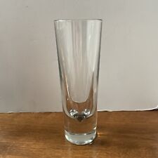 Vintage 1980s CARLO MORETTI Bullet GLASS Heavy Made In ITALY picture
