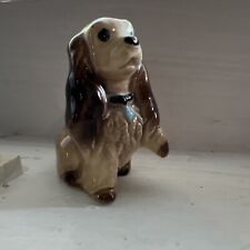 Vintage Miniature Tri-Color COCKER SPANIEL Dog Figurine picture
