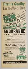 1948 Print Ad Glidden Endurance House Paint Farm House & Barn Cleveland,Ohio picture