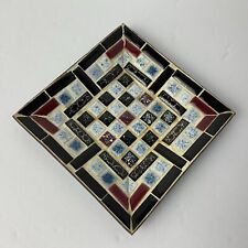 Vintage Mosaic Tile Mid Century Square 5” Ashtray Trinket Ring Dish Tray MCM picture