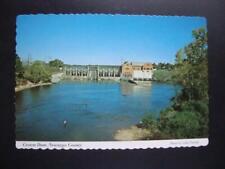 Railfans2 714) 1981 Postcard, Newaygo County Michigan, Croton Hydro Electric Dam picture