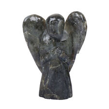 1199.9 Ct. Hand Carved Fire Labradorite Gemstone Angel Indoor Decoration Statue picture