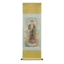 Chinese Hand Painted Standing Sakyamuni Scroll JZ189 picture