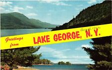 Vintage Postcard- Lake George, NY 1960s picture
