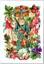 Postcard - Christmas Art Print - A Merry Christmas picture