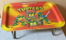 1988 Vintage Mirage TMNT Teenage Mutant Ninja Turtles Orange TV DINNER TRAY picture