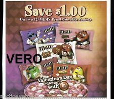 2013 magazine ad M&M's VALENTINE'S DAY BETTER WITH mms M&M advertisement print picture