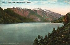 Vintage Postcard 1927 Castle Rock Lake Chelan Washington J. L Robbins Co. Pub. picture