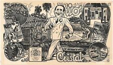 Rio Cristal Havana Cuba Postcard Restaurant Club Advertisement 1940s Unposted picture