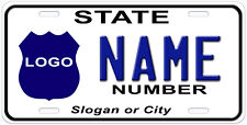 Personalized City Police Custom Novelty Car License Plate Any Name picture