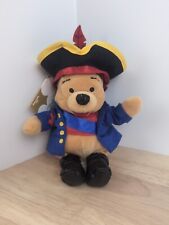 Disney Winnie The Pooh Pirate Bean Bag Stuffed Plush 8” picture