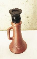 Vtg antique II&B Co. 2 x 12 bottle screw jack barn house railroad cast iron picture