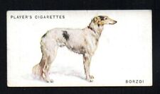 BORZOI 1931 JOHN PLAYER CIGARETTES TOBACCO DOGS SERIES #6 VGEX NO CREASES picture