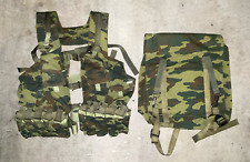 Genuine 6sh92 Russian Military Army Chest Rig Vest Flora with Backpack + Pouches picture
