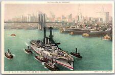 New York City USS Arkansas Postcard picture