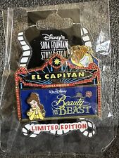Disney DSF Beauty and the Beast Marquee Pin LE 150 Rare Belle  picture