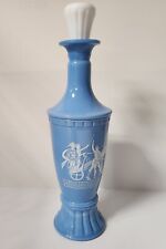 Vintage 1960’s Jim Beam Blue Olympian/Grecian Style Decanter picture
