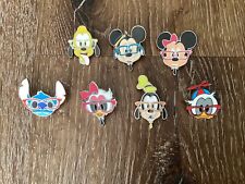 Disney Pin  Characters With Eyeglasses Set - Authentic picture