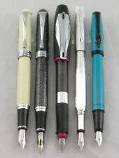 5 EXCELLENT New & User Fountain Pens - Platignum, Schneider, Jinhao picture